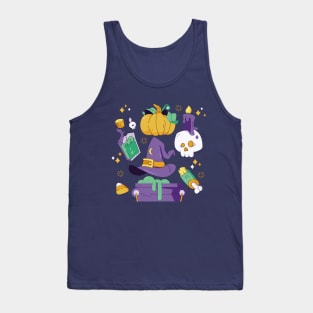 Halloween Collage Tank Top